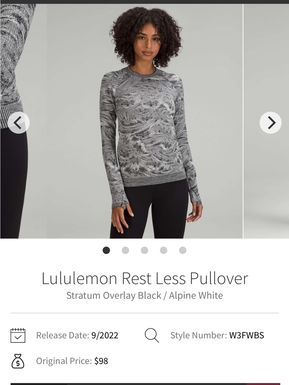 Lululemon rest less pullover